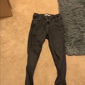 Topshop black skinny jeans